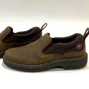 Ariat Leather Slip on Shoes Womens 7.5